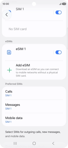 Press the required price plan.
