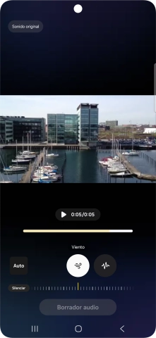 Pulsa el tipo de sonido deseado.