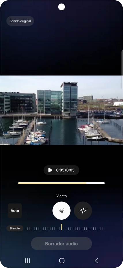 Pulsa el tipo de sonido deseado.