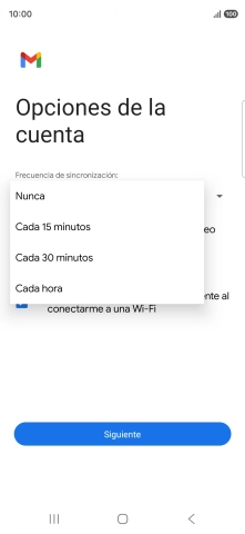 Pulsa el ajuste deseado.