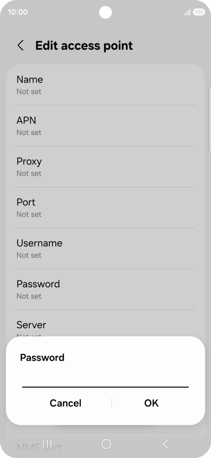 Key in wap and press OK.