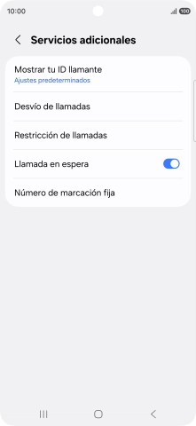 Pulsa Número de marcación fija.