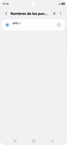 Pulsa el icono de añadir.