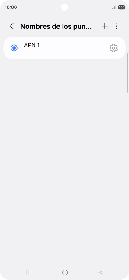Pulsa el icono de añadir.