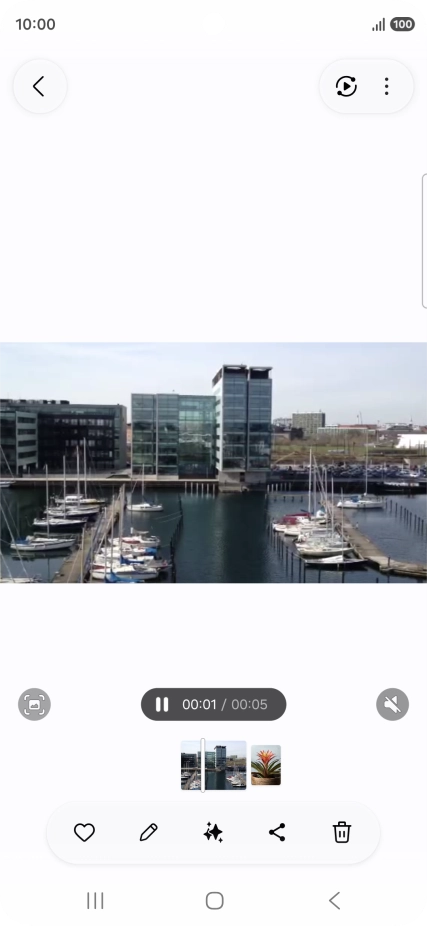 Pulsa el icono de IA.