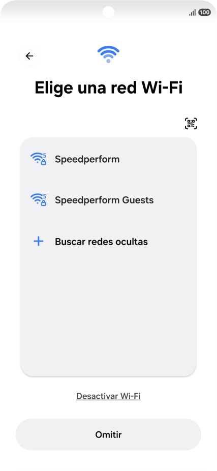 Pulsa la red wifi deseada.