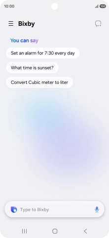 Press the microphone icon.