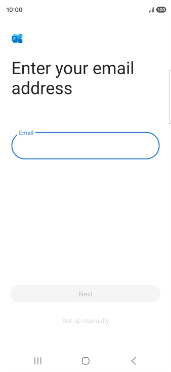 Press the field below 