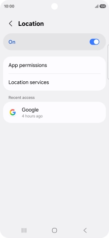 Press App permissions.
