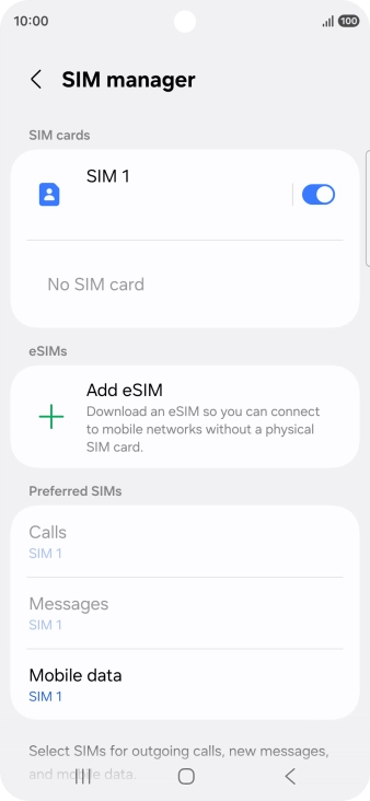 Press the Home key to return to the home screen.