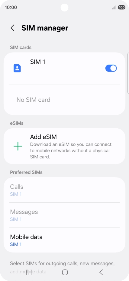 Press the Home key to return to the home screen.