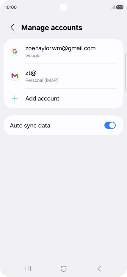 Press the Home key to return to the home screen.
