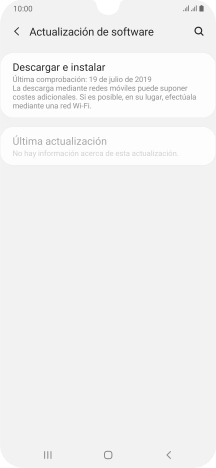 Pulsa Descargar e instalar. Si hay una versión de software nueva disponible, aparecerá ahora en la pantalla. Sigue las indicaciones de la pantalla para actualizar el software del teléfono.