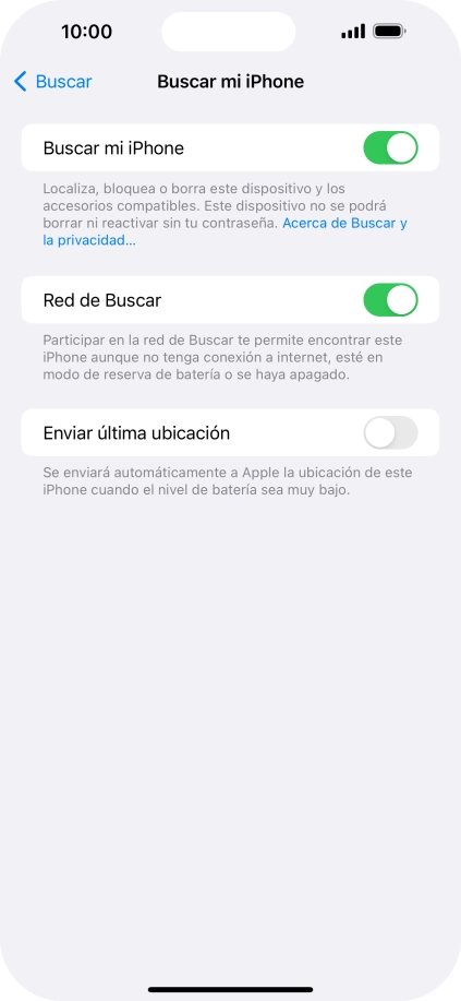 Pulsa el indicador junto a 