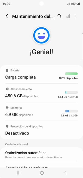 Pulsa Batería.