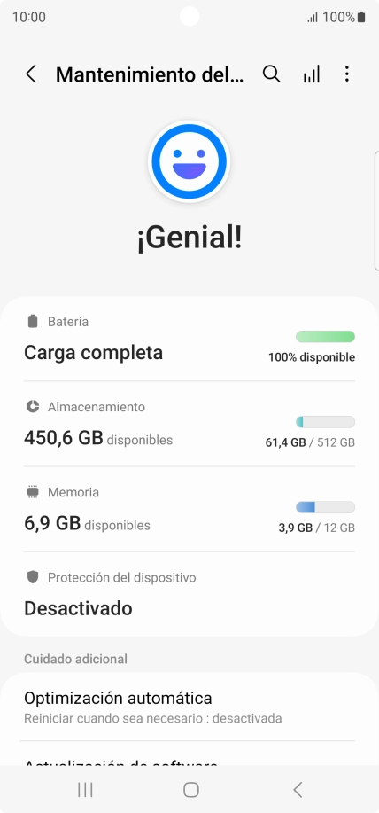 Pulsa Batería.
