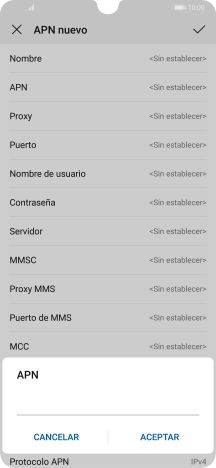 Introduce airtelwap.es y pulsa ACEPTAR.