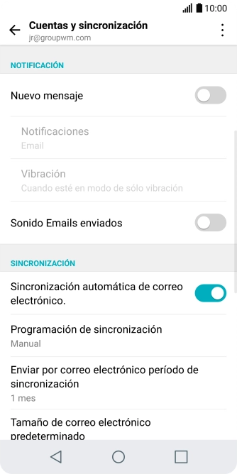 Pulsa la tecla de inicio para terminar y regresar a la pantalla de inicio.