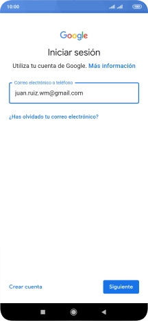 Pulsa Siguiente.