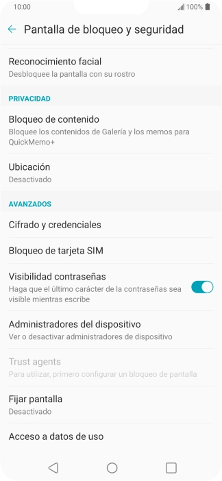 Pulsa Bloqueo de tarjeta SIM.