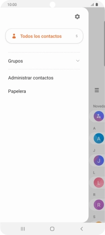Pulsa Administrar contactos.