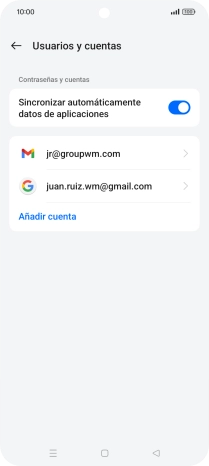 Pulsa el indicador junto a 