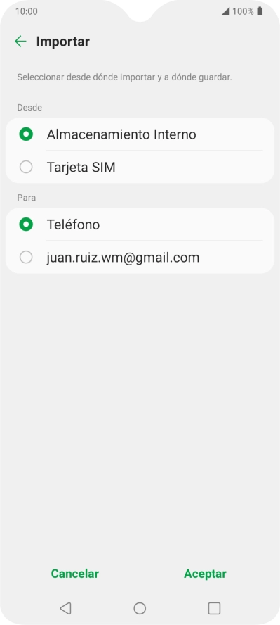 Pulsa Tarjeta SIM.