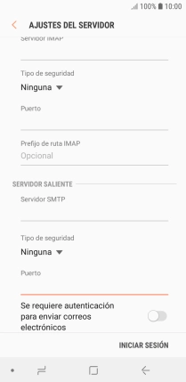 Pulsa INICIAR SESIÓN.
