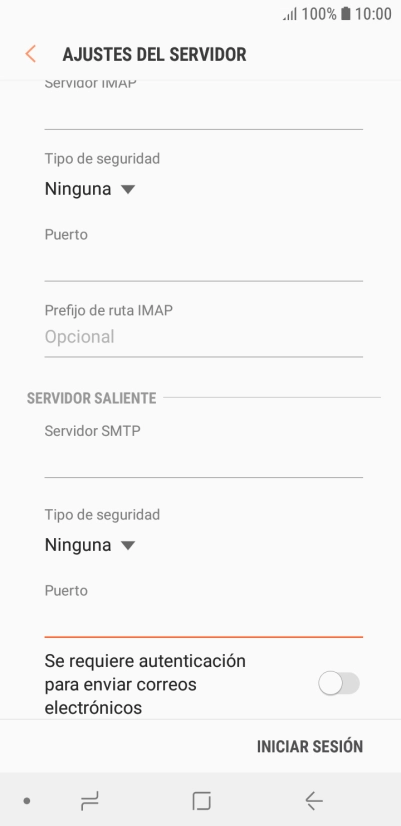 Pulsa INICIAR SESIÓN.