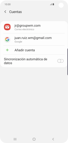 Pulsa la tecla de inicio para regresar a la pantalla de inicio.
