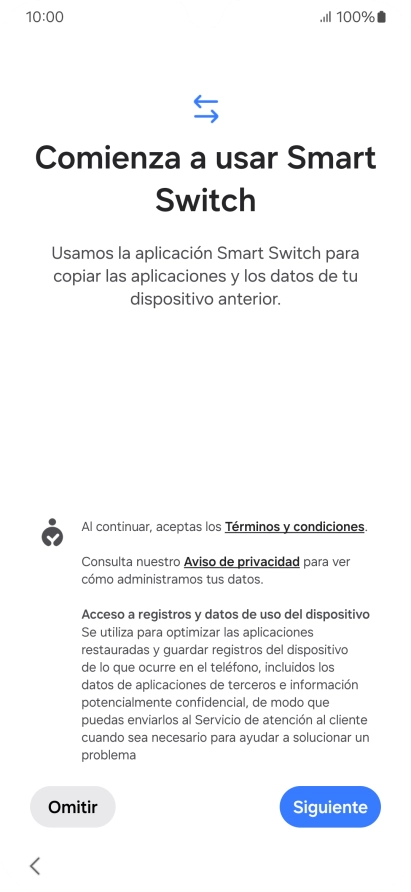 Pulsa Siguiente.
