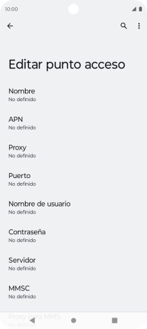 Pulsa Nombre.