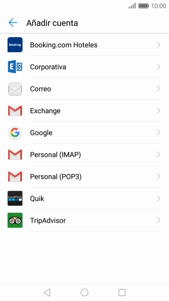 Pulsa Correo.