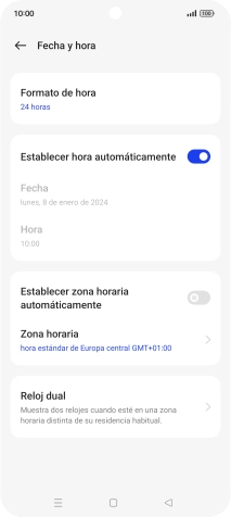 Pulsa el indicador junto a 