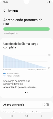Pulsa Ahorro de energía.