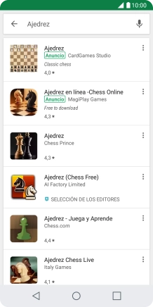 Pulsa la app deseada.