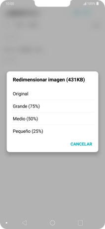 Pulsa el ajuste deseado.