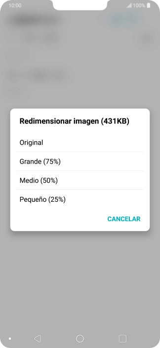 Pulsa el ajuste deseado.