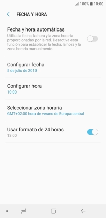 Pulsa el indicador junto a 
