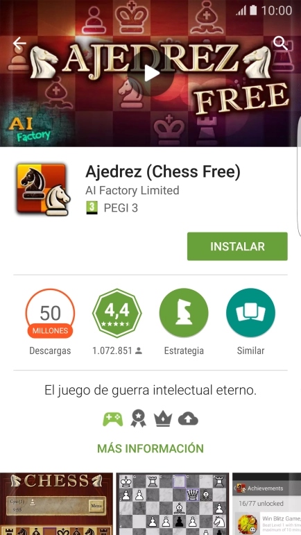 Pulsa INSTALAR y sigue las indicaciones de la pantalla para instalar la app.