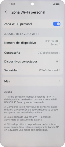 Desliza el dedo hacia arriba desde la parte inferior de la pantalla para terminar y volver a la pantalla de inicio.