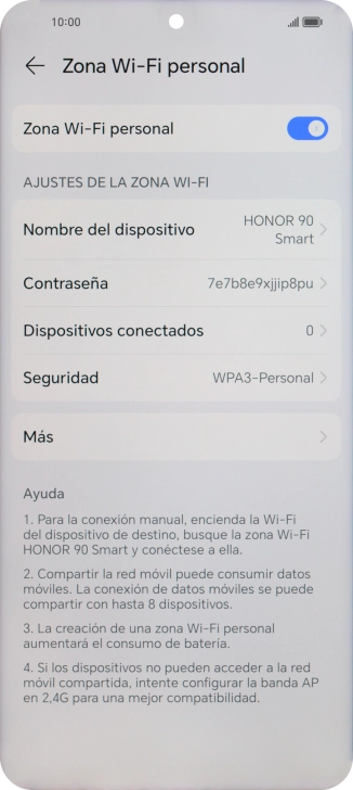 Desliza el dedo hacia arriba desde la parte inferior de la pantalla para terminar y volver a la pantalla de inicio.