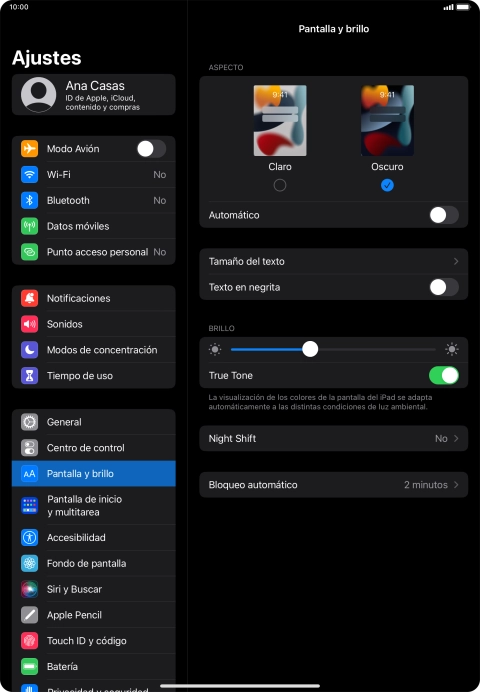 Pulsa el indicador junto a 