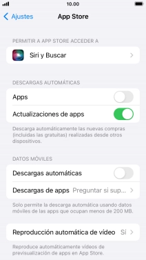 Pulsa el indicador junto a los tipos de contenido deseados para activar o desactivar la función.