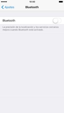 Pulsa el indicador para activar la función.