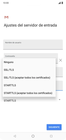 Pulsa Ninguno para desactivar la función.