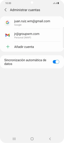 Pulsa la tecla de inicio para terminar y regresar a la pantalla de inicio.