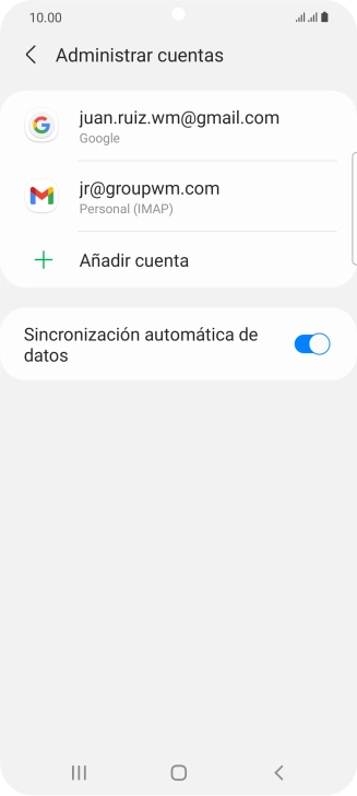 Pulsa la tecla de inicio para terminar y regresar a la pantalla de inicio.