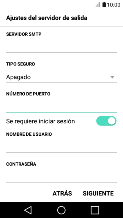 Pulsa la lista desplegable bajo 