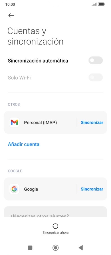 Pulsa el indicador junto a 